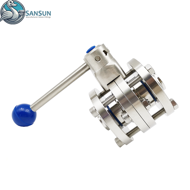 Центр обработки данных с жидкостным охлаждением, санитарный сварной трехкомпонентный дроссельный клапан из нержавеющей стали