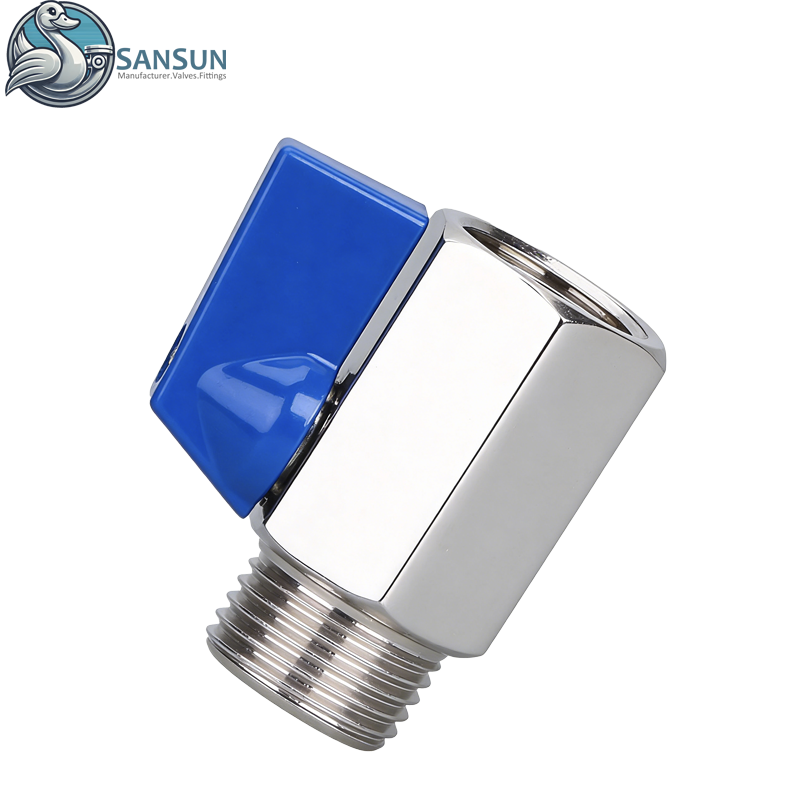 Нержавеющая сталь BSP Мужской и женский ручной мини-шаровой кран для системы жидкостного охлаждения центра обработки данных