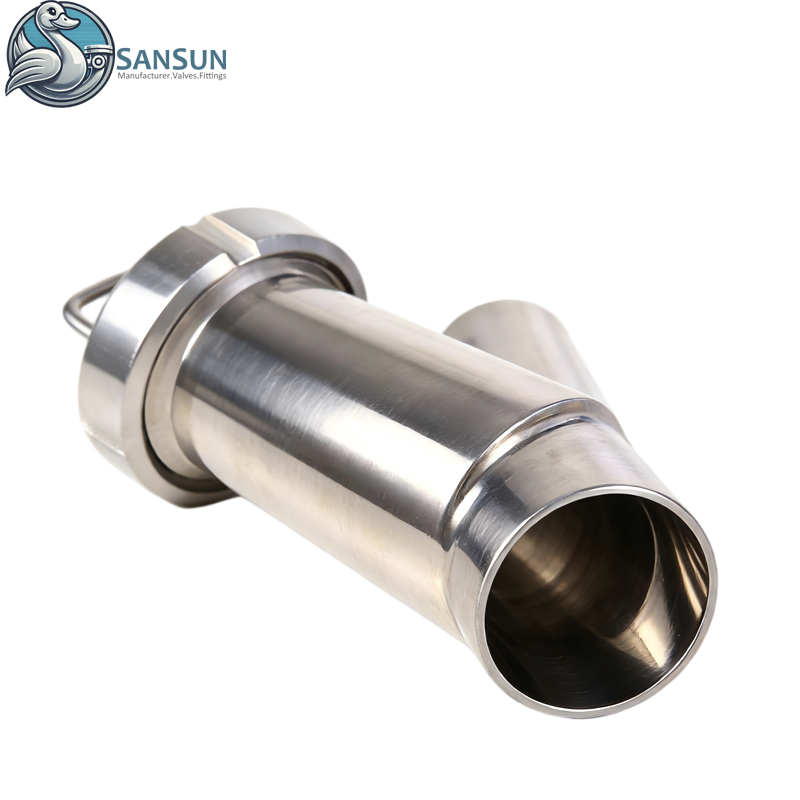 Центр обработки данных Сварной фильтр с жидкостным охлаждением из нержавеющей стали 304 Y-типа