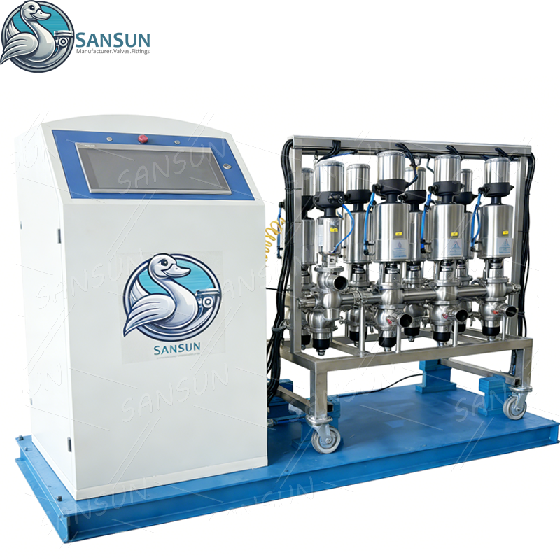 Коллектор противосмесительного клапана из нержавеющей стали для санитарных систем пищевой промышленности