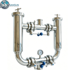 316L пищевой санитарный двухшпиндельный фильтр из нержавеющей стали