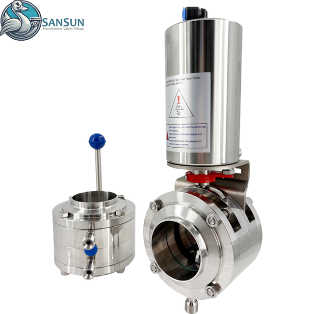 Системы жидкостного охлаждения центров обработки данных Пневматические противосмесительные поворотные заслонки 316L