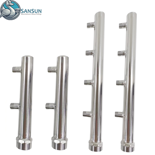 Системы жидкостного охлаждения ЦОД 304 Стойочный коллектор