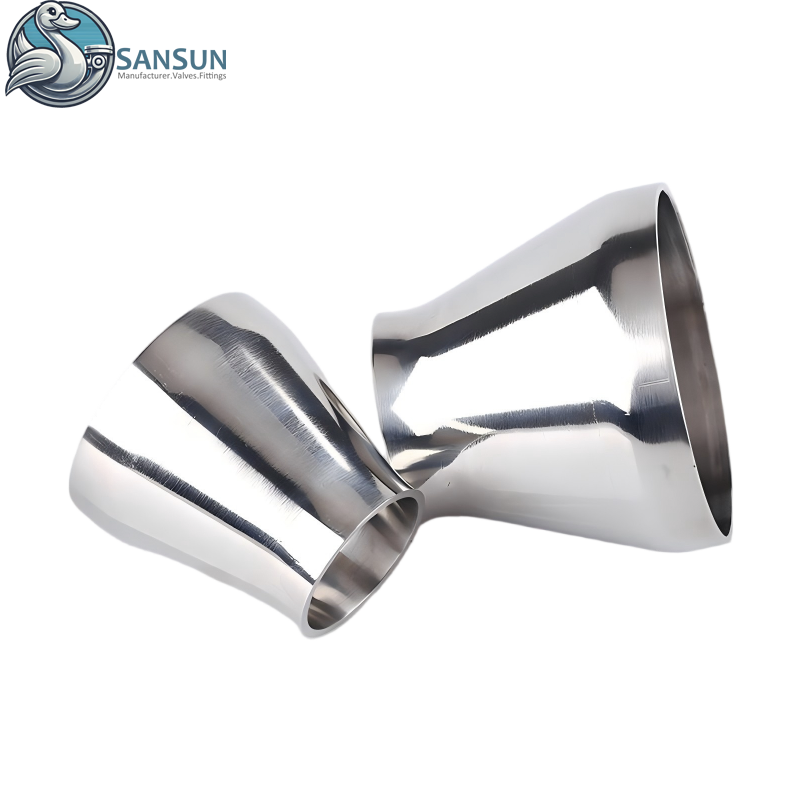 Решения для жидкостного охлаждения центров обработки данных Сварные концентрические переходники из нержавеющей стали 316L с прямыми концами