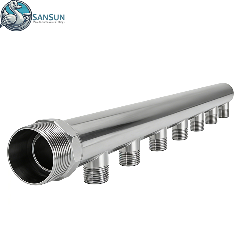 Системы жидкостного охлаждения центров обработки данных Стойочный коллектор из нержавеющей стали 316L