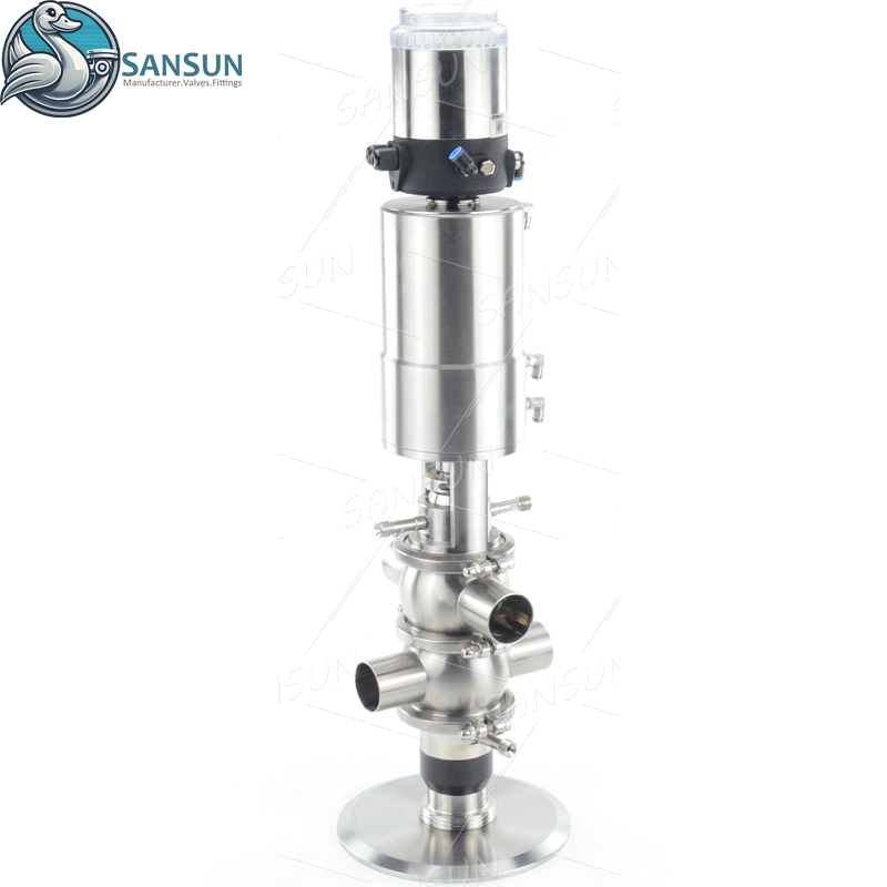 Двухседельный клапан с шиной ASI C-top, 4–20 мА