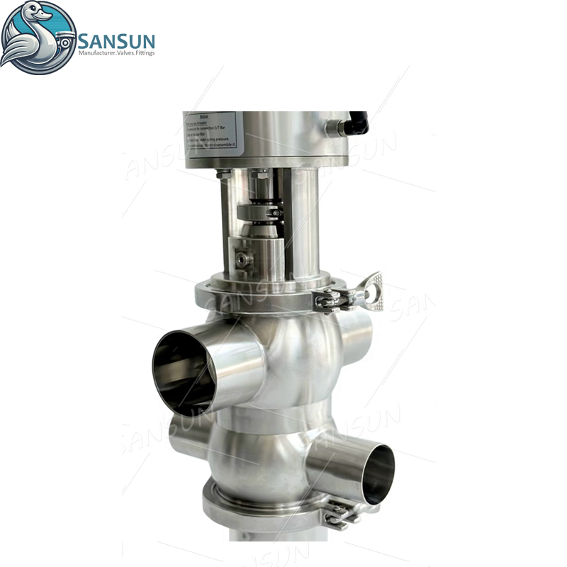 Двухседельный клапан с C-top связью по шине AS-I