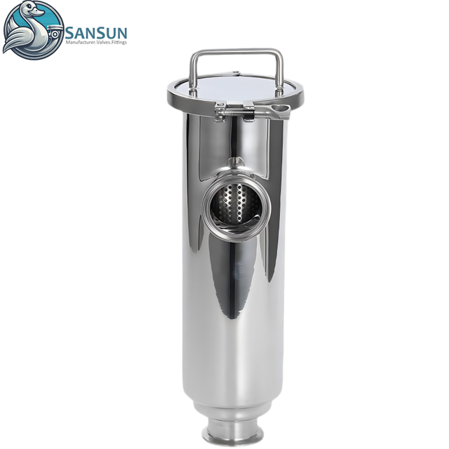  Угловой фильтр Tri-Clamp из нержавеющей стали 316L для жидкостного охлаждения центров обработки данных