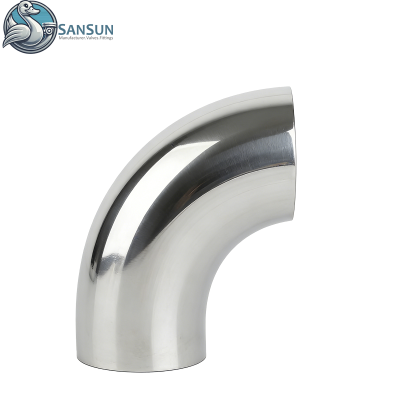 Центр обработки данных с жидкостным охлаждением, нержавеющая сталь 316L, сварное колено 90°