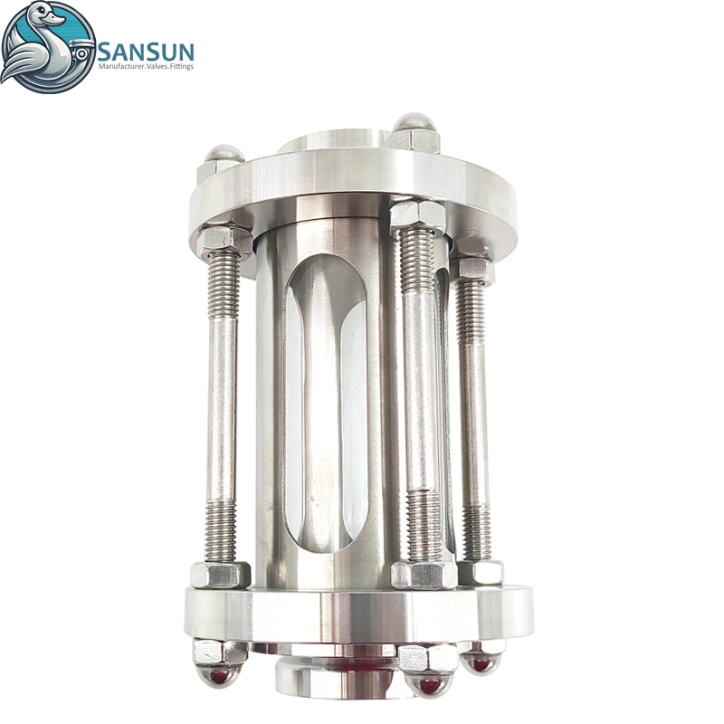 Центр обработки данных Система жидкостного охлаждения Сварное смотровое стекло из нержавеющей стали с защитной сеткой