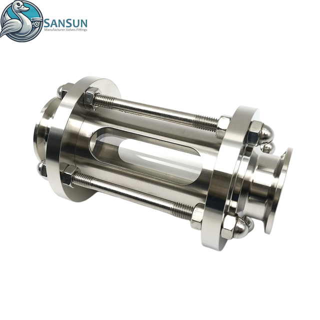 Гигиеническое смотровое стекло Triclamp с защитной сеткой