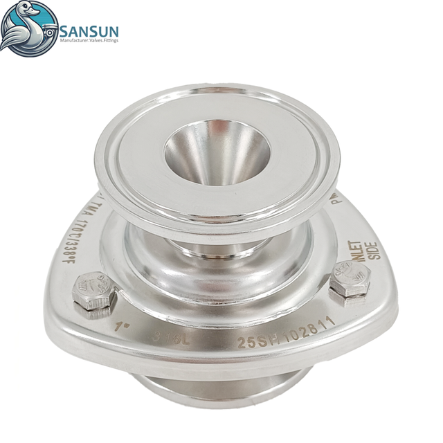 Санитарный пароотделитель из нержавеющей стали 316L Tri Clamp
